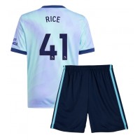 Maglia Calcio Arsenal Declan Rice #41 Terza Divisa Bambino 2024-25 Manica Corta (+ pantaloncini)